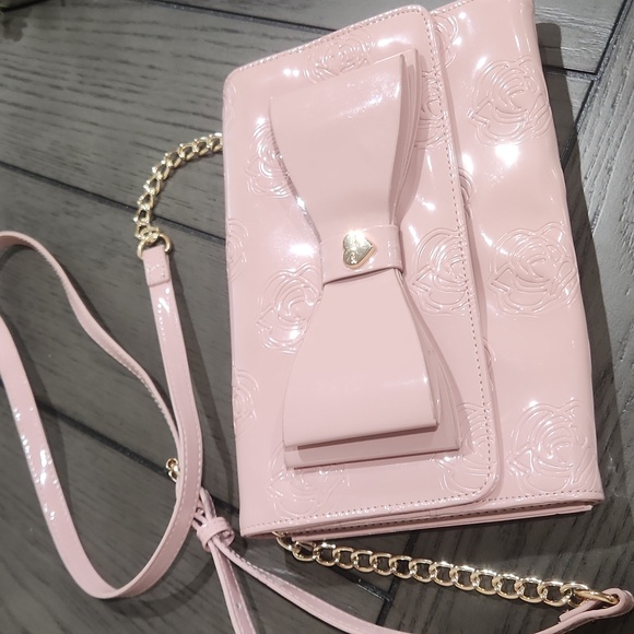 Betsy Johnson Pink Crossbody Purse - Picture 2 of 8